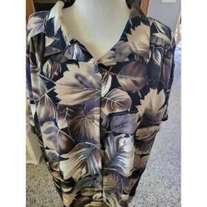 Floral Button-Up Women's Top